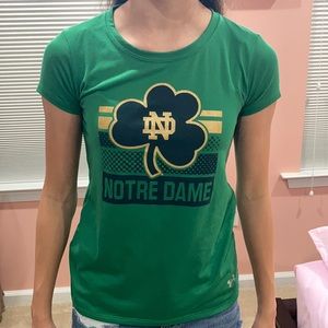 Kids Notre Dame athletic shirt